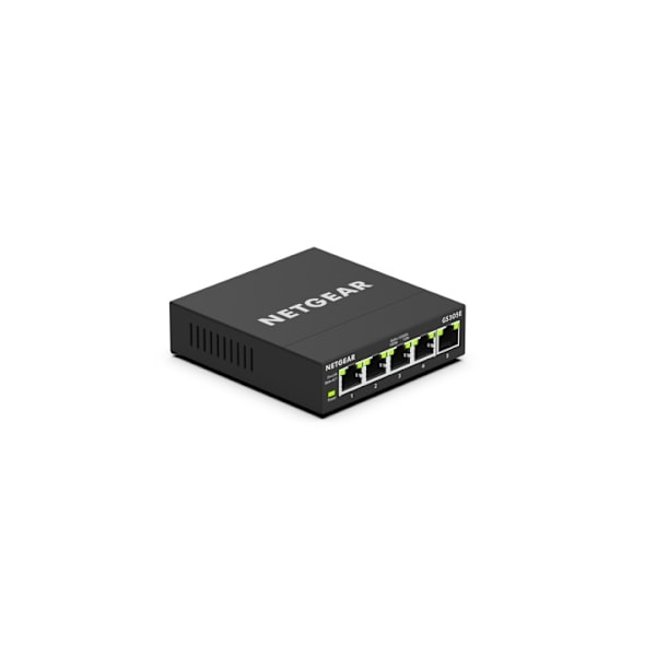Netgear GS305E administreret Gigabit Ethernet (10/100/1000) Sort Sort