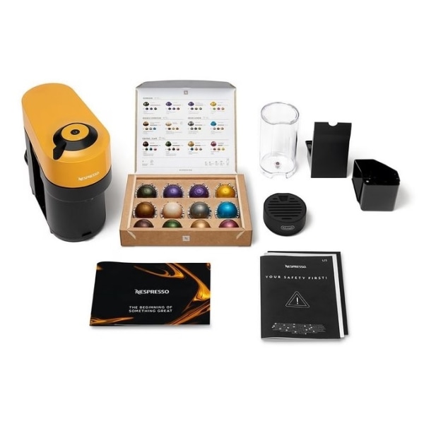 Nespresso Vertuo Pop -kahvinkeitin, DeLonghi, keltainen