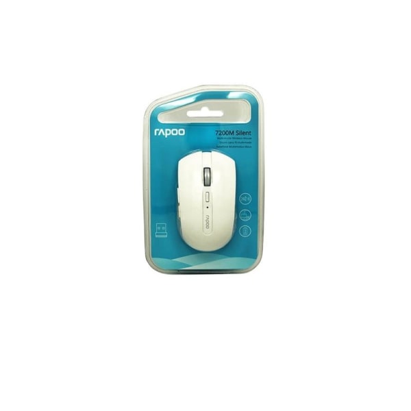 RAPOO Mouse 7200M Wireless Multi-Mode White