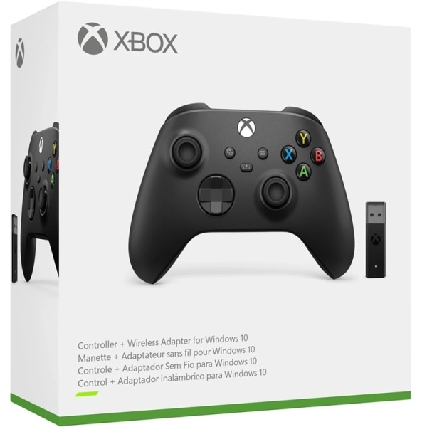 Microsoft Trådlös handkontroll till Xbox med trådlös adapter för