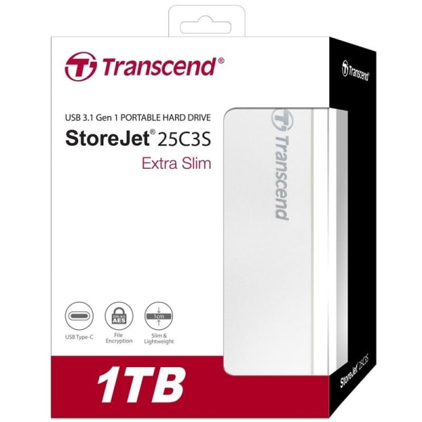 Transcend HDD StoreJet 25C3S 2.5" 1TB USB-C