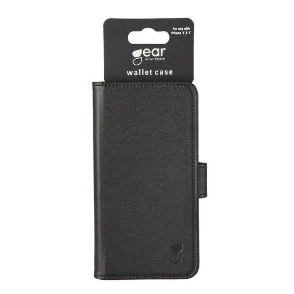 GEAR Wallet Sort - iPhone XR Svart