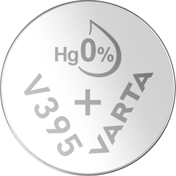 Varta SR57 (V395) batteri, 1 st. blister silveroxid-zink-knappce
