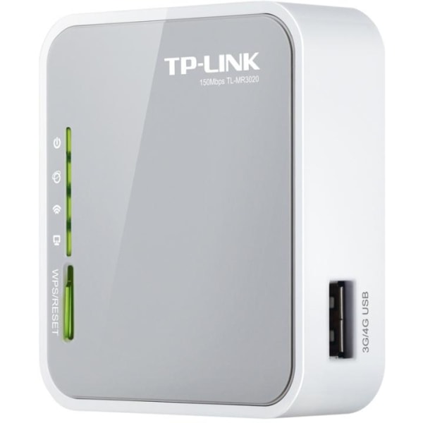 TP-LINK, kannettava langaton 3G-reititin, 802.11n, 150Mbps, USB,