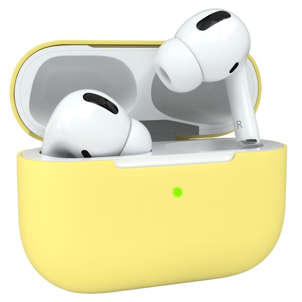 Silikonebeskyttelse til Apple Airpods Pro, Gul