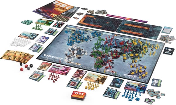 Hasbro Avalon Hill Risk Shadow Forces -lautapeli, EN