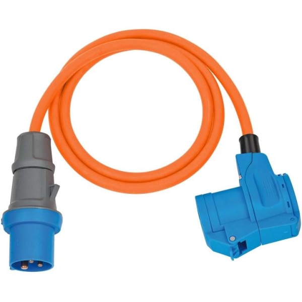 brennenstuhl CEE adapterkabel Camping 1,5 m kabel i orange (CEE