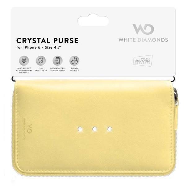 White Diamonds WHITE-DIAMONDS Crystal Purse 5" Universal Yellow Gul