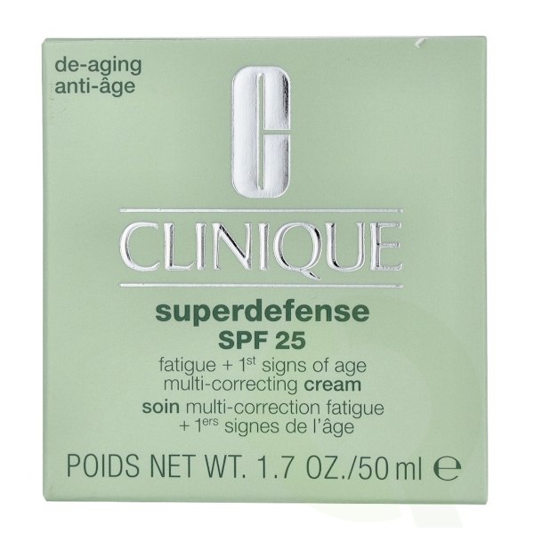 Clinique Superdefense Multi-Correcting Cream SPF25 50 ml Very Dry to Dry Combination 1,2