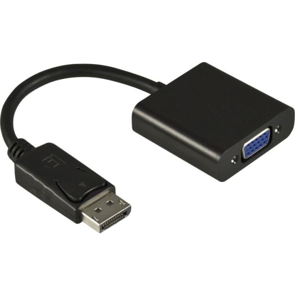 DELTACO DisplayPort till VGA 20-p ha - 15-p ho, 0,2m, svart (DP-