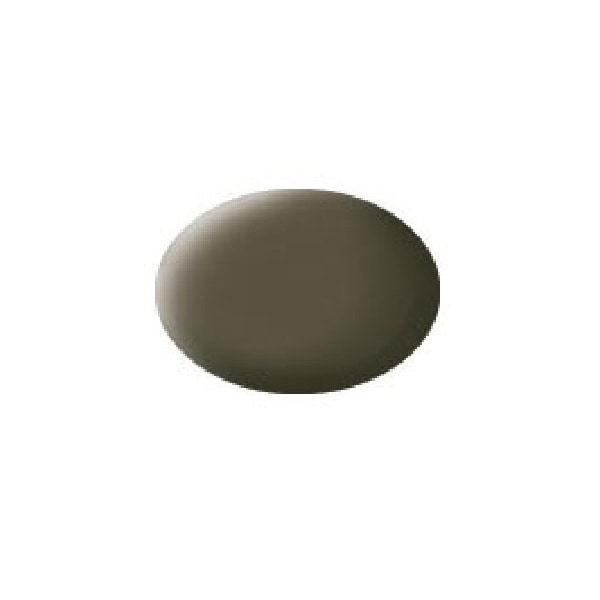 Revell Matt NATO Olive (RAL 7013)Aqua Color Acrylic18ml Grön