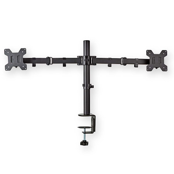 Nedis Monitorin Pöytäteline | 2 Näyttö(t) | 15 - 32 " | 75x75 / 100x100 | Täysin Säädettävä
