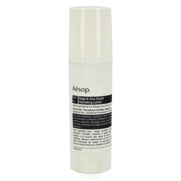 AESOP Sage & Zinc Facial Hydrating Lotion SPF15 50 ml