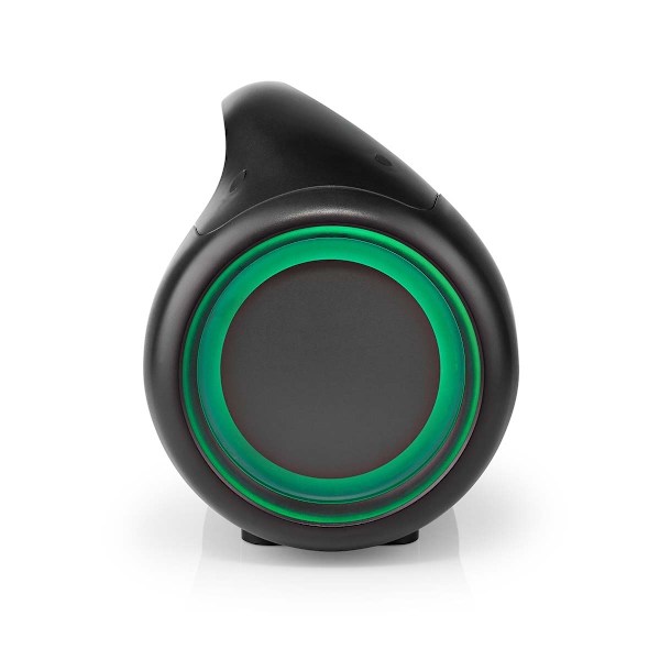 Nedis Bluetooth® Party Boombox | 9.5 timmar | 2.1 | 120 W | Uppspelning av media: AUX / USB | IPX5 | Synkroniseringsbar | Bärhandtag | Festljus | Svar