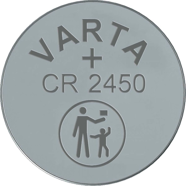 Varta Lithium knapcellebatteri CR2450 | 3 V DC | 570 mAh | 1-Bli