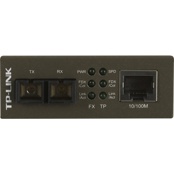 TP-LINK, Fiber SC multimode - TP(RJ45), 10/100 Mbps, 2 km