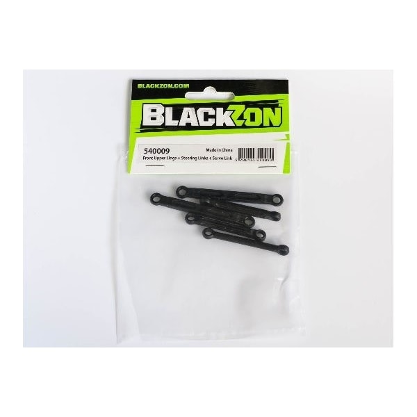 BLACKZON Front Upper Lings + Steering Links + Servo Link