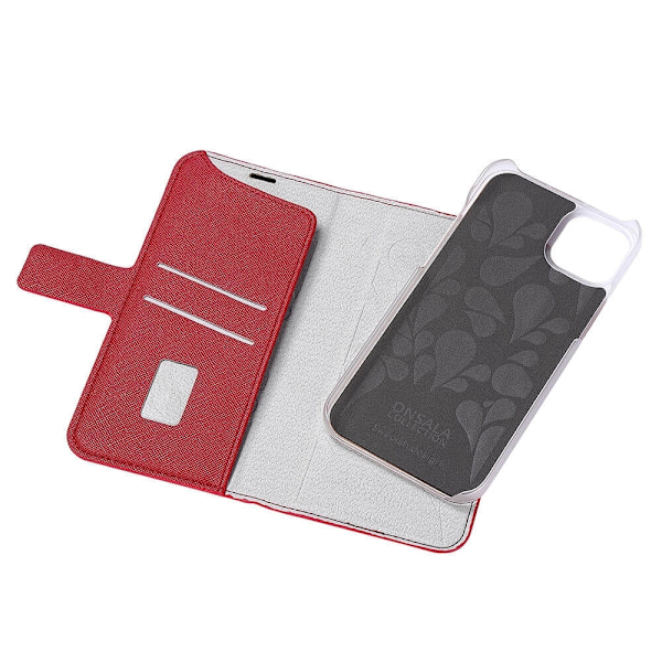 Onsala Wallet Eco Red iPhone 14 Plus Röd