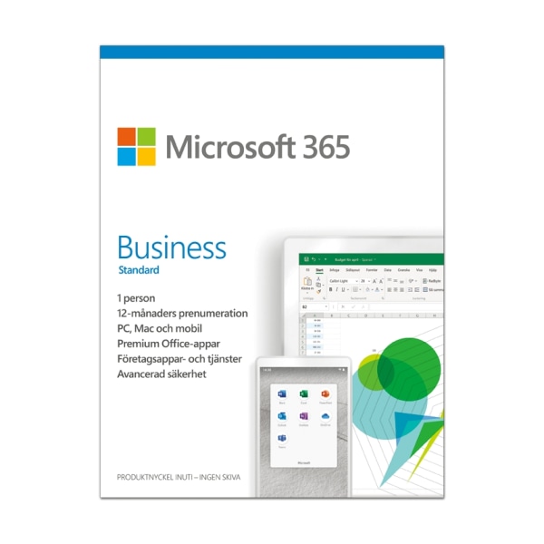 Microsoft Microsoft 365 Business Standard inkl. Teams Svensk 1an