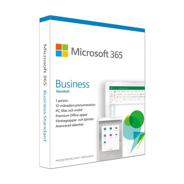 Microsoft Microsoft 365 Business Standard inkl. Teams Svensk 1anv 1år