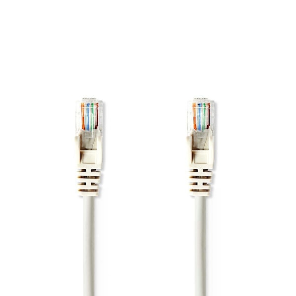 Nedis CAT5e nätverkskabel | U/UTP | RJ45 hane | RJ45 hane | 5.00 m | Rund | PVC | Grå | Kuvert