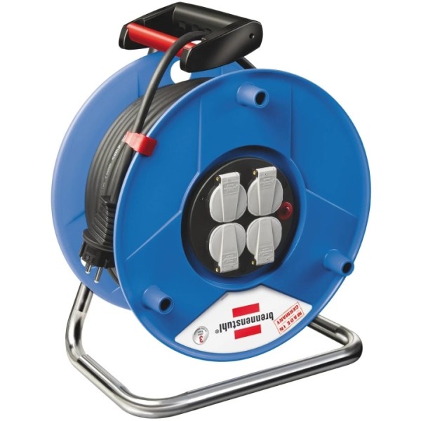Brennenstuhl Garant Cable Reel with 4 socket, outdoor, 25m