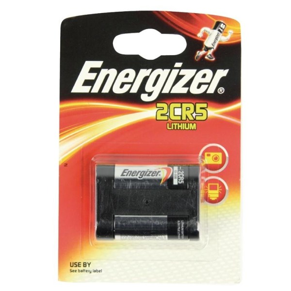 Energizer Lithium Battery 2CR5 | 6 V DC | 1500 mAh | 1 - Läpipainopakkaus | Hopea / Musta