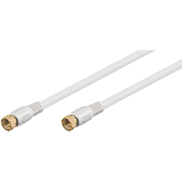 Goobay SAT-antennekabel (80 dB), dobbelt afskærmet F-stik > F-stik (fuldt afskærmet), 3.5 m