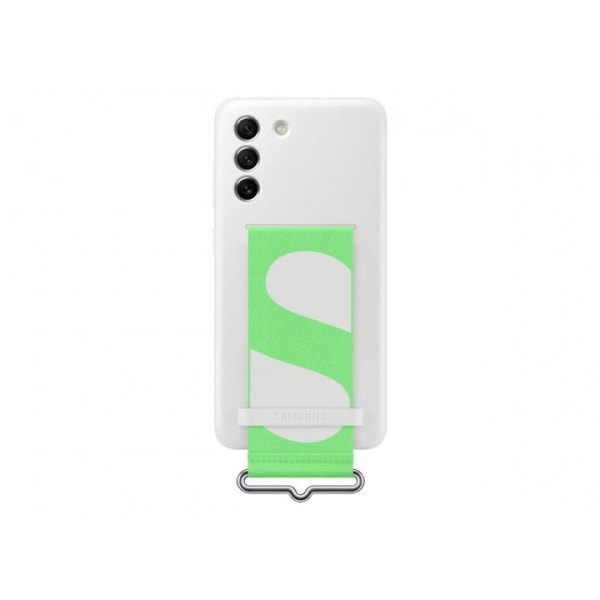 Samsung Silicone Cover - Mobilskydd med rem till Samsung Galaxy Vit