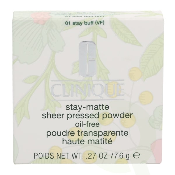 Clinique Stay-Matte Sheer Pressed Powder 7.6 gr #01 Stay Buff (V