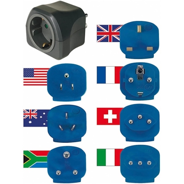 Brennenstuhl rejseadapterkit, gør det muligt at du kan tilslutte dine