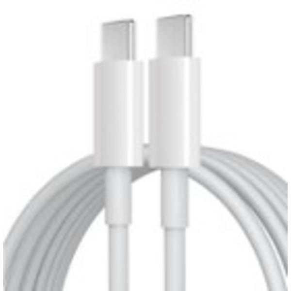 USB-C kabel - 0,3 m - Vit - iPhone 15 kompatibel