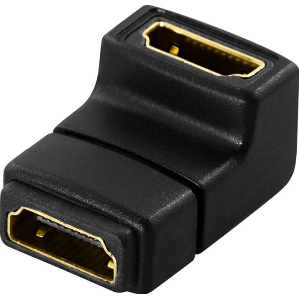 DeLOCK HDMI-adapter, 19-pin ho till ho, vinklad (65075)