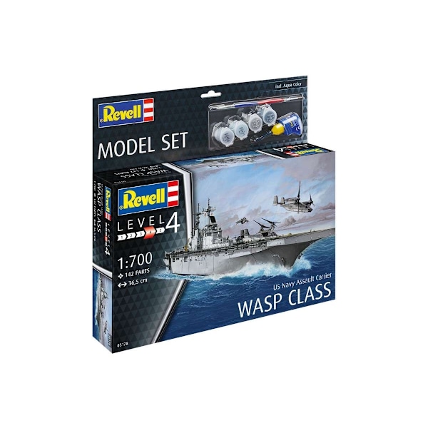 Revell Model Set Assault Carrier USS WASP CLASS