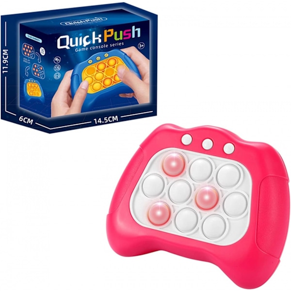 Quick Push Pop it legetøj, Pink