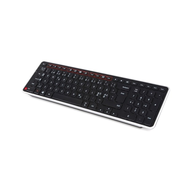 Contour Design Balance tangentbord RF Trådlös QWERTY Nordiska språk Svart Sort
