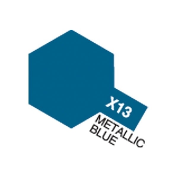 TAMIYA Acrylic Mini X-13 Metallic Blue (Gloss) Blå