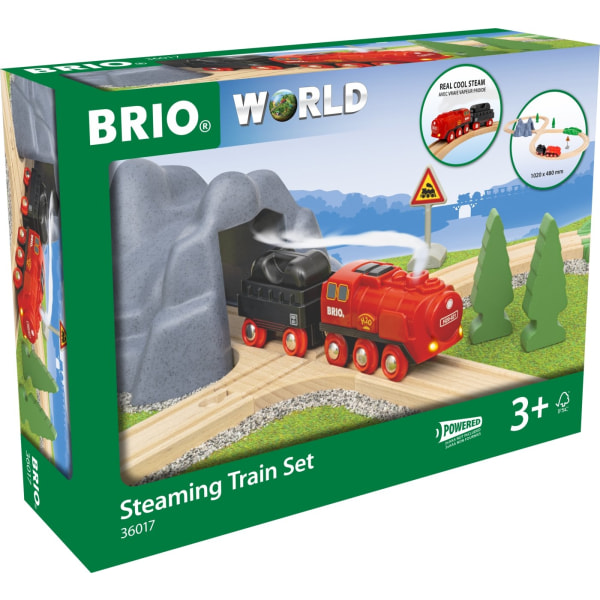 BRIO Railway 36017 Ångande tågset