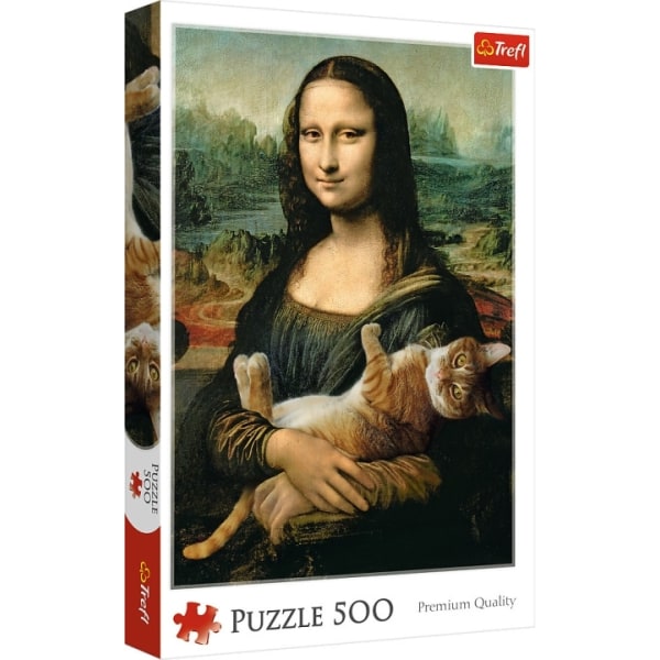 Trefl Mona Lisa ja kissa- palapeli, 500 palaa