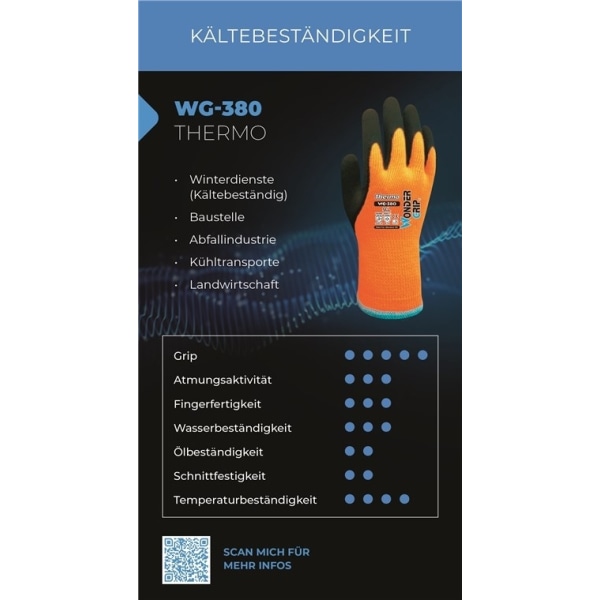 Wonder Grip WG-380 Byggeplads, Landbrug, Affaldsindustri, K