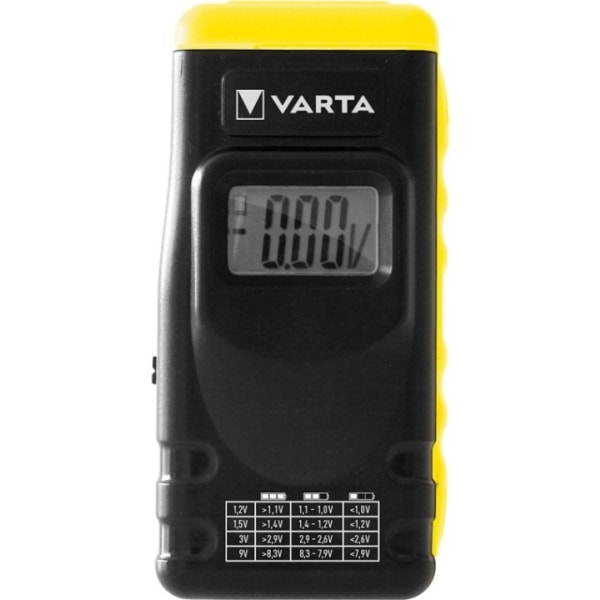 VARTA LCD Digital Battery Tester digital batteritester til tørba