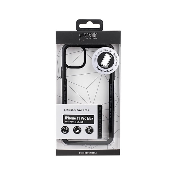GEAR Mobiilikuori Karkaistu Lasi - iPhone 11 Pro Max Transparent
