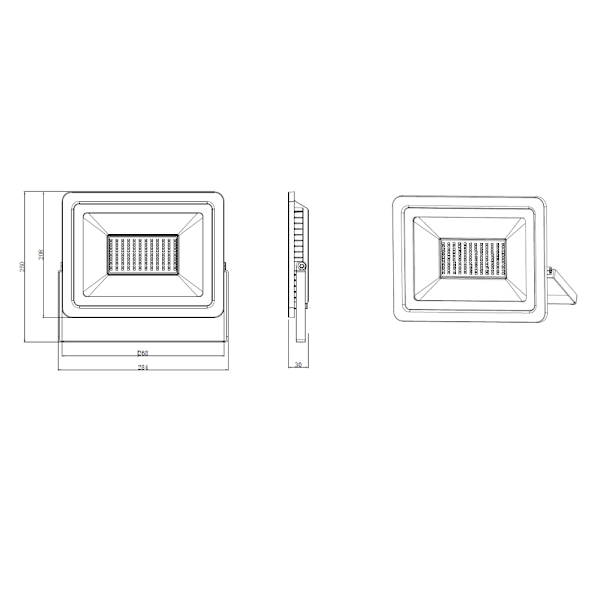 Forever Light LED-työvalo 1x100W 6000K jalustan kanssa