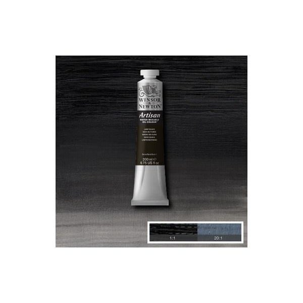 WINSOR Artisan water mix oil 200ml lamp black 337