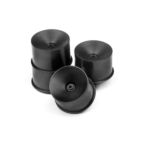 HPI Q32 Dish Wheel Set (Black/22X14/4Pcs)