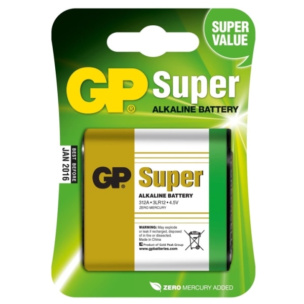 GP Super Alkaline 4,5V 1 Pack (B)