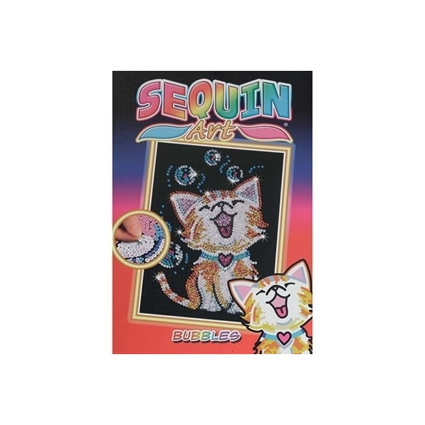 Sequin Art Bubbles the kitten 25x34cm