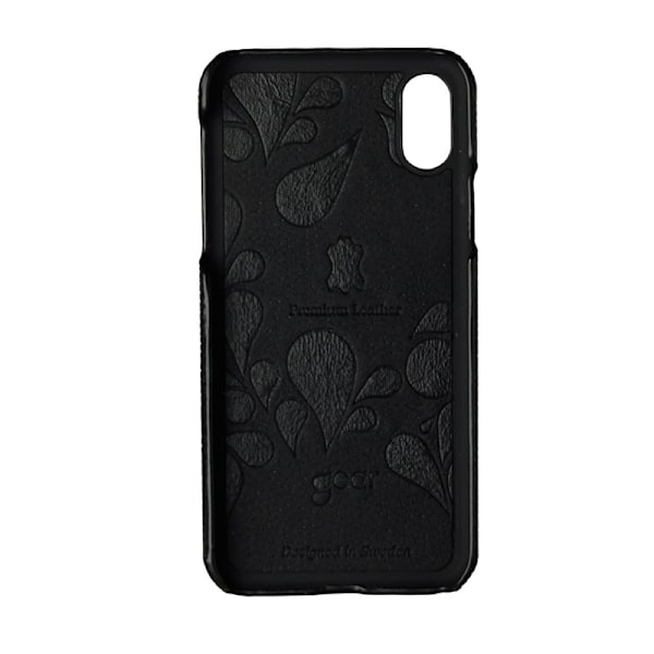 ONSALA COLLECTION Mobil Cover Sort Læder   iPhone X/XS Svart