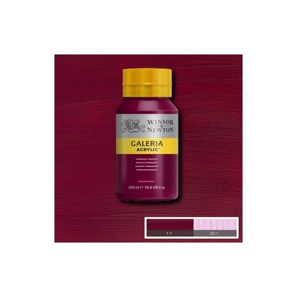 WINSOR Galeria Acrylic 500Ml Perm Magenta 488