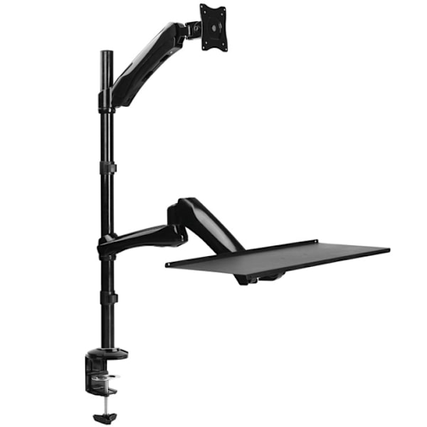 LogiLink Arbetsstation Sit-Stand 13-27" Svart